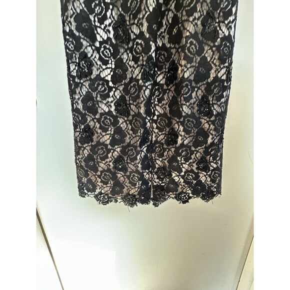 JS Boutique Womens Black Lace & Sequin Cocktail Dress Size 4 - Picture 12 of 16